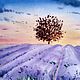 Order Painting lavender field in Provence style. Summer painting lavender. Olga Ermakova art. Livemaster. . Pictures Фото №3