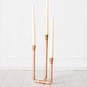 Для дома и интерьера handmade. Livemaster - original item Three-candle holder AL-C-001. Handmade.