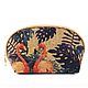 Eco cosmetic bag with Flamingo cork handmade, Beauticians, Moscow,  Фото №1