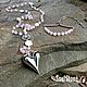Браслет из розового кварца с регулировкой размера. Браслет из бусин. SoulStone/Лолита Львова. Ярмарка Мастеров.  Фото №6