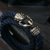 Украшения handmade. Livemaster - original item Scorpion Bracelet | Bronze | Nat. skin. Handmade.