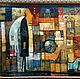 Abstract large painting Dog modern painting 60h80 cm, Pictures, St. Petersburg,  Фото №1