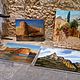 Picture of the Mediterranean landscape. Streets Belapais. Cyprus. Decorated. Pictures. Paint with Love (lotmarket). My Livemaster. Фото №5
