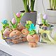 MK and pattern Mandrake flower in a pot. Tilda Decor. Video tutorials & Master classes. My Livemaster. Фото №4