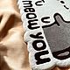 Тафтинговый ковер ручной работы "I meow you". Ковры для дома. Sharshulya - ковры ручной работы. Ярмарка Мастеров.  Фото №5