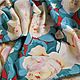 Fabric 'Delicate roses', silk, Italy. Fabric. Dutch West - Indian Company. Online shopping on My Livemaster.  Фото №2