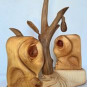 Для дома и интерьера handmade. Livemaster - original item Figurines: Two and a Tree. Handmade.