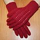 Cherry gloves ' Openwork paths'. Gloves. Tatiana Boyarova. Online shopping on My Livemaster.  Фото №2