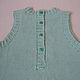 Mint-colored summer romper with a pattern. Overall for children. 4 children-baby. My Livemaster. Фото №4