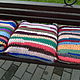 Order Tied pillows on a chair. vyazanaya6tu4ka. Livemaster. . Pillow Фото №3
