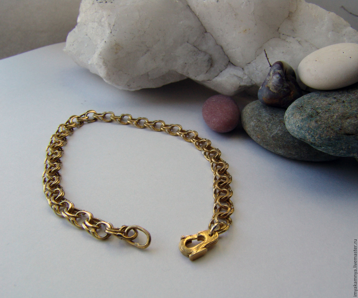 Желтая река (мужской браслет) купить в интернет-магазине Ярмарка ...