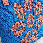 Сумки и аксессуары handmade. Livemaster - original item Knitted Shopper Bag. Handmade.
