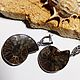 Earrings Ancient ocean Ammonites. Earrings. Selberiya shop. My Livemaster. Фото №5