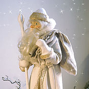 Сувениры и подарки handmade. Livemaster - original item Santa Claus under the Christmas tree Doll author`s interior 35 cm. Handmade.