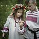 Russian shirt for girl and boy. People\\\'s shirts. RussiansByAnastasiya. My Livemaster. Фото №4