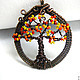 Order Copper pendant 'the Tree. Autumn'. IVA rainbow art. Livemaster. . Pendants Фото №3