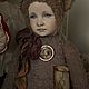Teddy doll Bear handmade OOAK, Teddy Doll, Ekaterinburg,  Фото №1