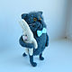 British blue - felted cat. Felted Toy. lilu. Online shopping on My Livemaster.  Фото №2