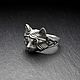 Кольцо Кошка Гэтсби. Кольца. AlexFox Jewelry. Ярмарка Мастеров.  Фото №5