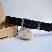 Men's belt made of Buffalo leather