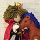 The Prince and his Horse, a set of felt toys, Stuffed Toys, Kyzyl,  Фото №1