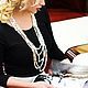 Красивые модные стильные эксклюзивные нарядные украшения ручной работы из натурального жемчуга Барокко купить заказать в Москве жемчужные бусы серьги и браслет