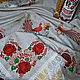 Tablecloth with embroidery 'Khokhloma', Tablecloths, Slavyansk-on-Kuban,  Фото №1