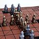Бронзовые шахматные фигуры с острова Льюис. Шахматы. Set-BS. Ярмарка Мастеров.  Фото №4