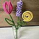 Вязаные цветы в технике трикотин. Метрики детские. Knitted-decor-1. Интернет-магазин Ярмарка Мастеров.  Фото №2