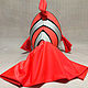 Order Doll toy fish Nemo orange, soft for children, fish. greenfox-23. Livemaster. . Puppet show Фото №3