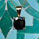 Black diamond pendant 'Mirage' buy. Pendants. luxuryclub. My Livemaster. Фото №4