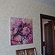 'Peony fragrance of happiness 6'oil on canvas 60-60. Pictures. OMA-EVA. My Livemaster. Фото №4