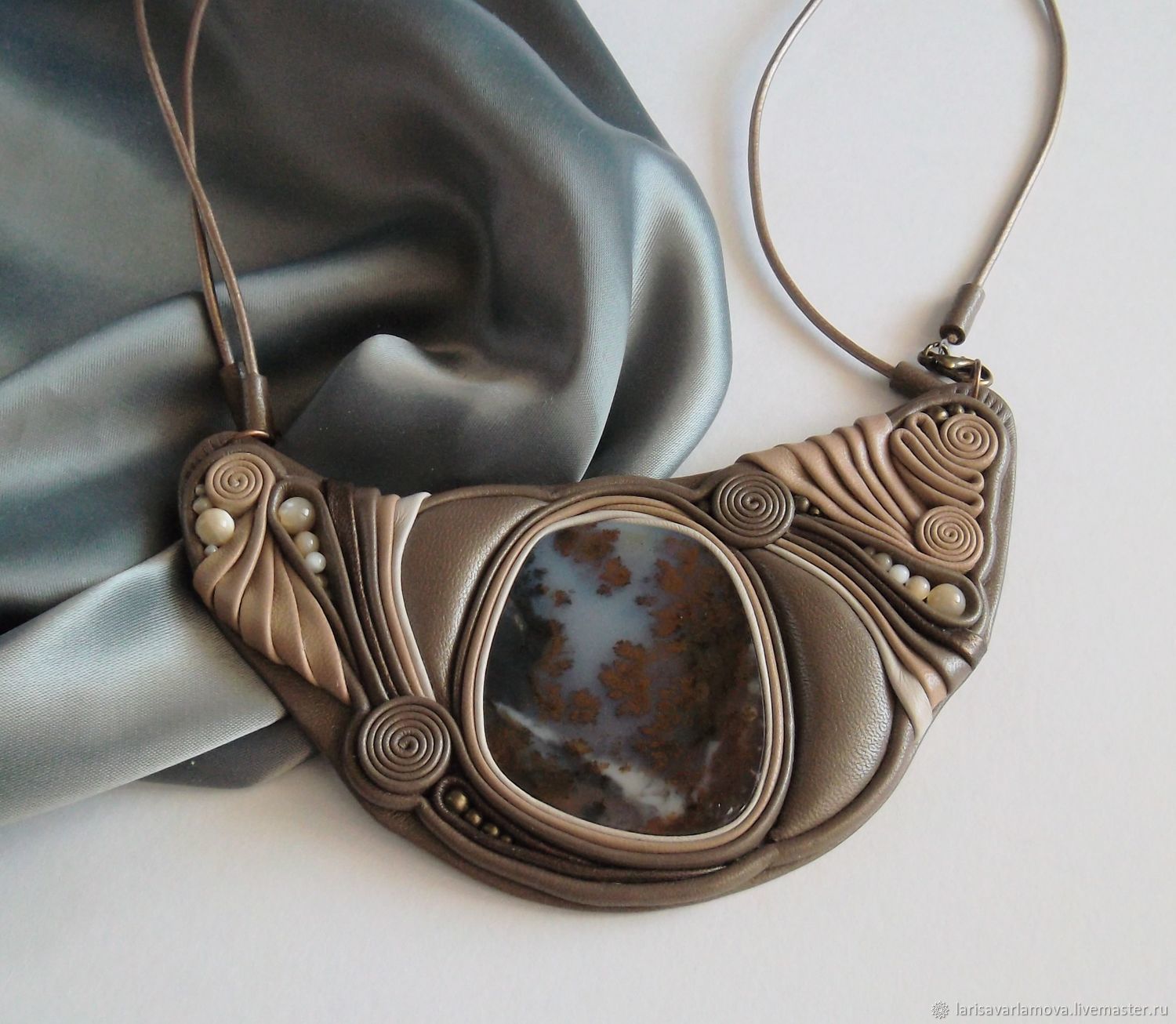 picture agate jewelry