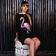 Дизайнерское платье  `Flamingo` by Lika Mellow выполнено в одном экземпляре.