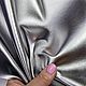 Заказать  Серебристый Металлик 0.7-1.0мм Натуральная кожа(овчина) Италия. Натуральная кожа. Фантазии из Кожи.. Ярмарка Мастеров. . Кожа Фото №3
