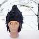 A helmet or hat felted Ugolek warm cap hat wool, Caps, St. Petersburg,  Фото №1