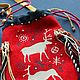 Заказать Шаманская сумочка с изображением оленей. ShamanEthnoShop. Ярмарка Мастеров. . Кисет Фото №3