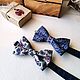 Бабочка галстук из натурального шёлка пейсли. Бабочки. Bowtie-dandy. Ярмарка Мастеров.  Фото №4
