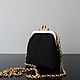 Bag with clasp: Handbag with Vintage micro embroidery. Clasp Bag. Olga'SLuxuryCreation. My Livemaster. Фото №4
