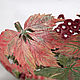 Wild grapes in the autumn bowl. Plates. Elena Zaychenko - Lenzay Ceramics. Online shopping on My Livemaster.  Фото №2