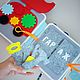 РАЗВИВАЮЩАЯ МЯГКАЯ КНИГА ИЗ ФЕТРА, КНИЖКА ИЗ ФЕТРА С 1 ГОДА В НАЛИЧИИ. Кубики и книжки. Живые Детские Книги. Ярмарка Мастеров.  Фото №4