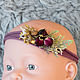 Copy of Headband for newborn girls, Hairpins and elastic bands for hair, Bratislava,  Фото №1