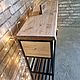 Консоль в стиле лофт с ящиками, обувница. Консоли. EasyLOFT. Интернет-магазин Ярмарка Мастеров.  Фото №2