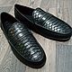 Moccasins made of genuine Python skin and genuine leather!. Moccasins. SHOES&BAGS. Online shopping on My Livemaster.  Фото №2