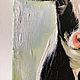 Картина маслом корова "На лугу". Картины. Авторские картины Юлии Федотовой. Интернет-магазин Ярмарка Мастеров.  Фото №2