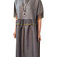 Light boho dress of a loose cut made of linen with viscose with lace, Dresses, Colmar,  Фото №1