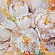 Morning of white flowers, oil peonies on canvas. Pictures. Annet Loginova. Online shopping on My Livemaster.  Фото №2