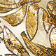 Пайетки на сетке RICAMMO золотые цветы. Ткани. БАРХАТ Итальянские ткани (barhat-tkani). Интернет-магазин Ярмарка Мастеров.  Фото №2