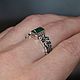Кольцо с камнем: Изумруд 1.29 ct. Кольца. Зов Камня - магазин украшений. Ярмарка Мастеров.  Фото №6