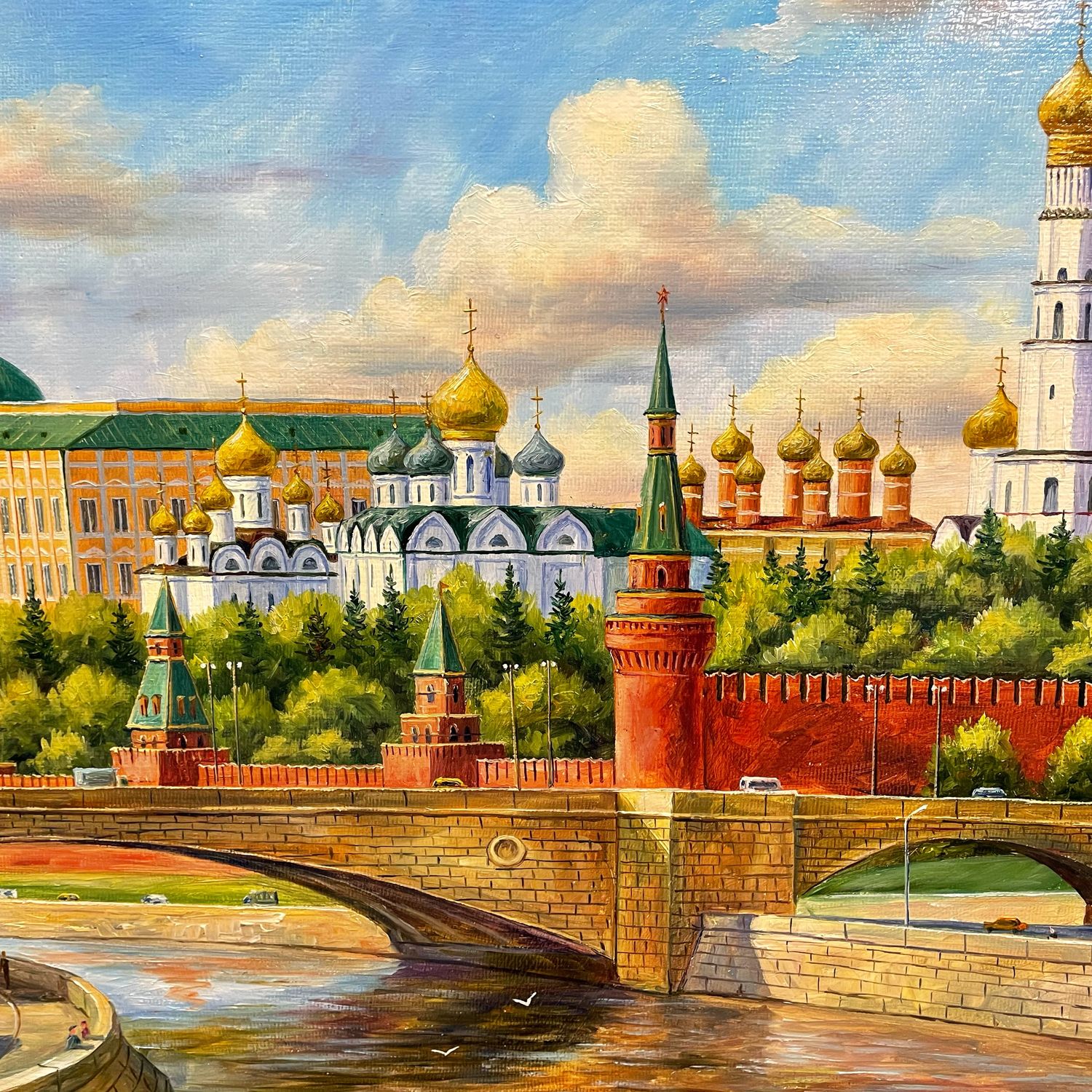 Москва Кремль живопись